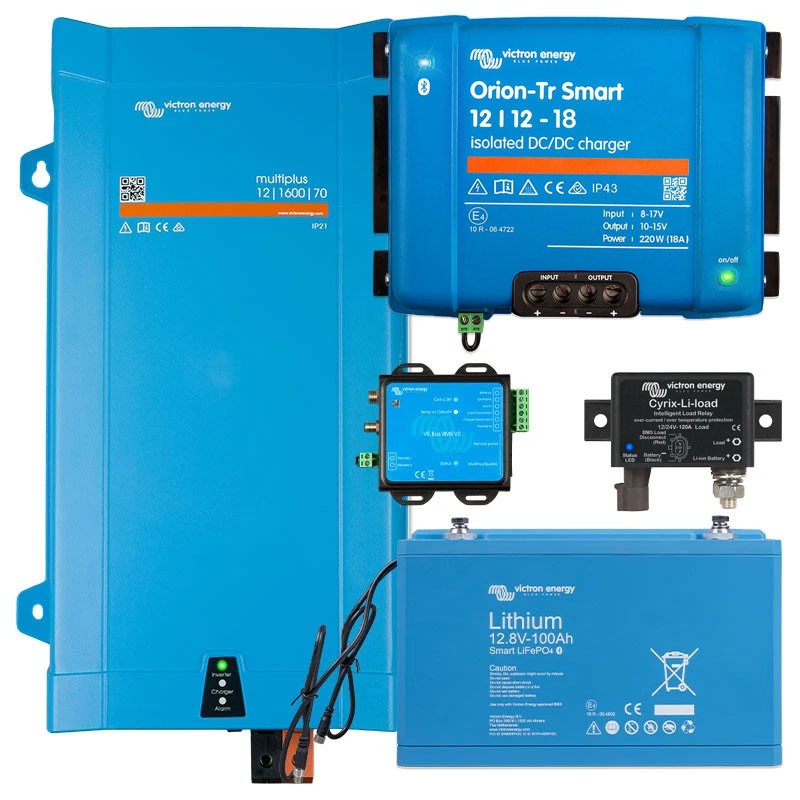 Kondicionieriaus maitinimo sistema kemperiui 1300W – pilnas komplektas