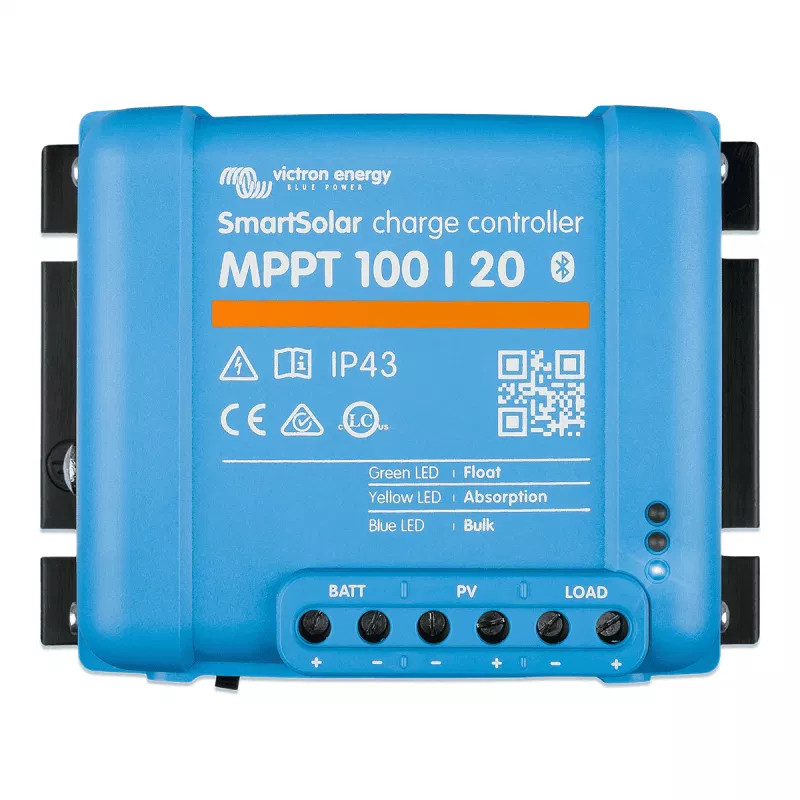 Saulės energijos rinkinys valtims 370W – MPPT 100/20 reguliatorius su Bluetooth