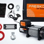 PRESKO OFF-ROAD PEW12000 elektrinė gervė, 12V, 5443 kg (12000 lbs)